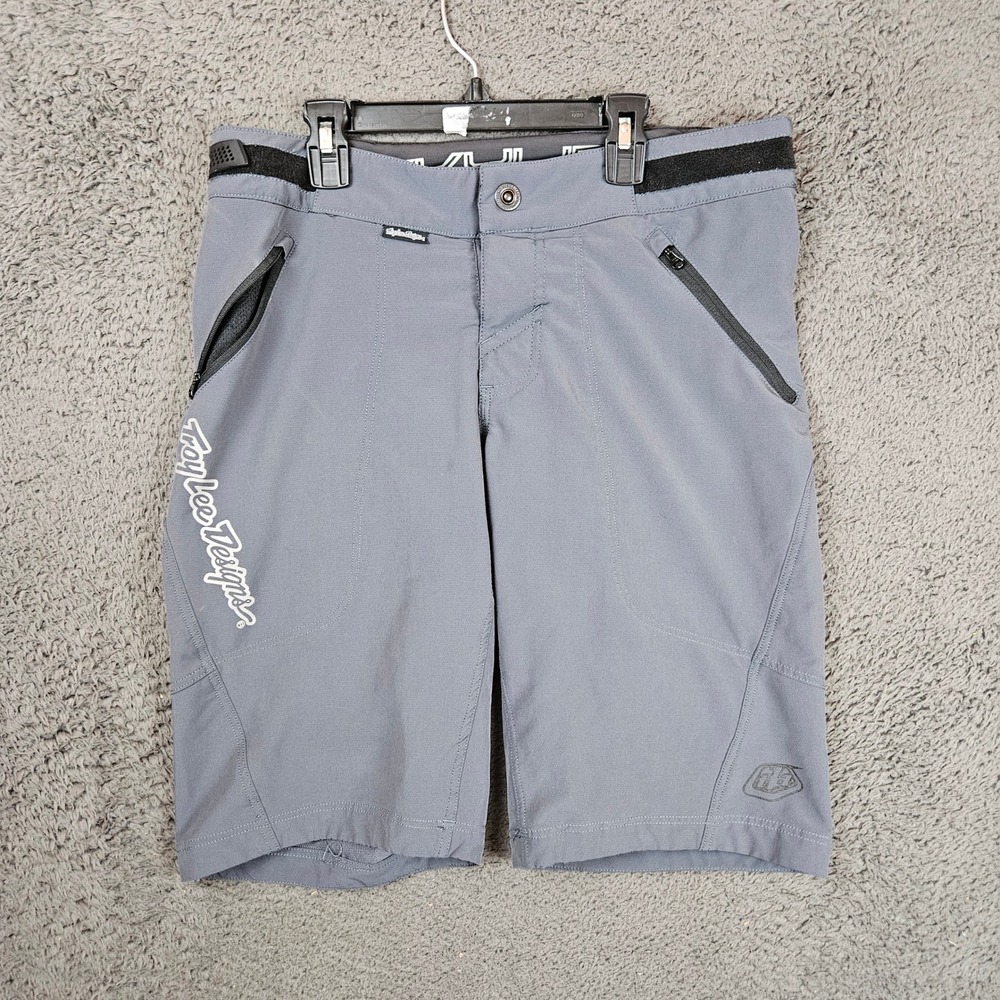Troy Lee Designs Skyline Gray Mountain Bike Shorts Mens 32 4-Way Stretch MTB
